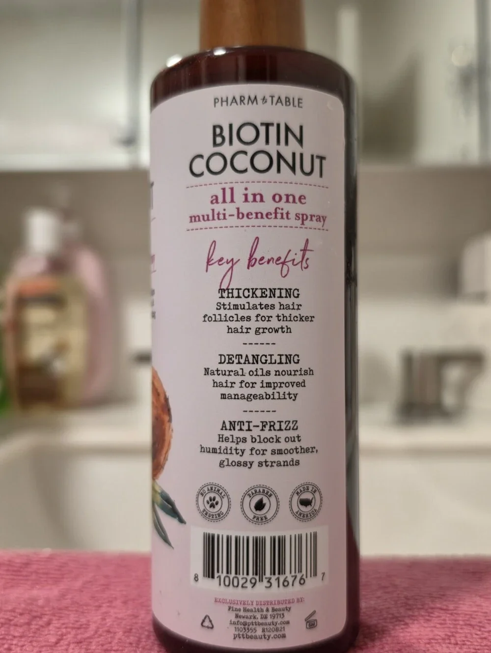 Coconut Hair Spray